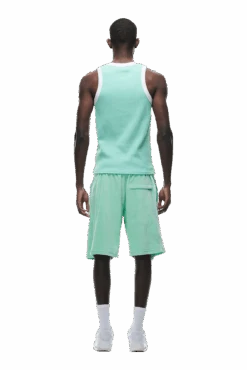 WAFFLE KNIT TANKTOP LIGHT MOSS(Waffle Knit Tanktop Light Moss) -6PM CLOTHING SALE 0018 2406 6PM ECOM COLLECTION 2 LOOK 31 13337 min