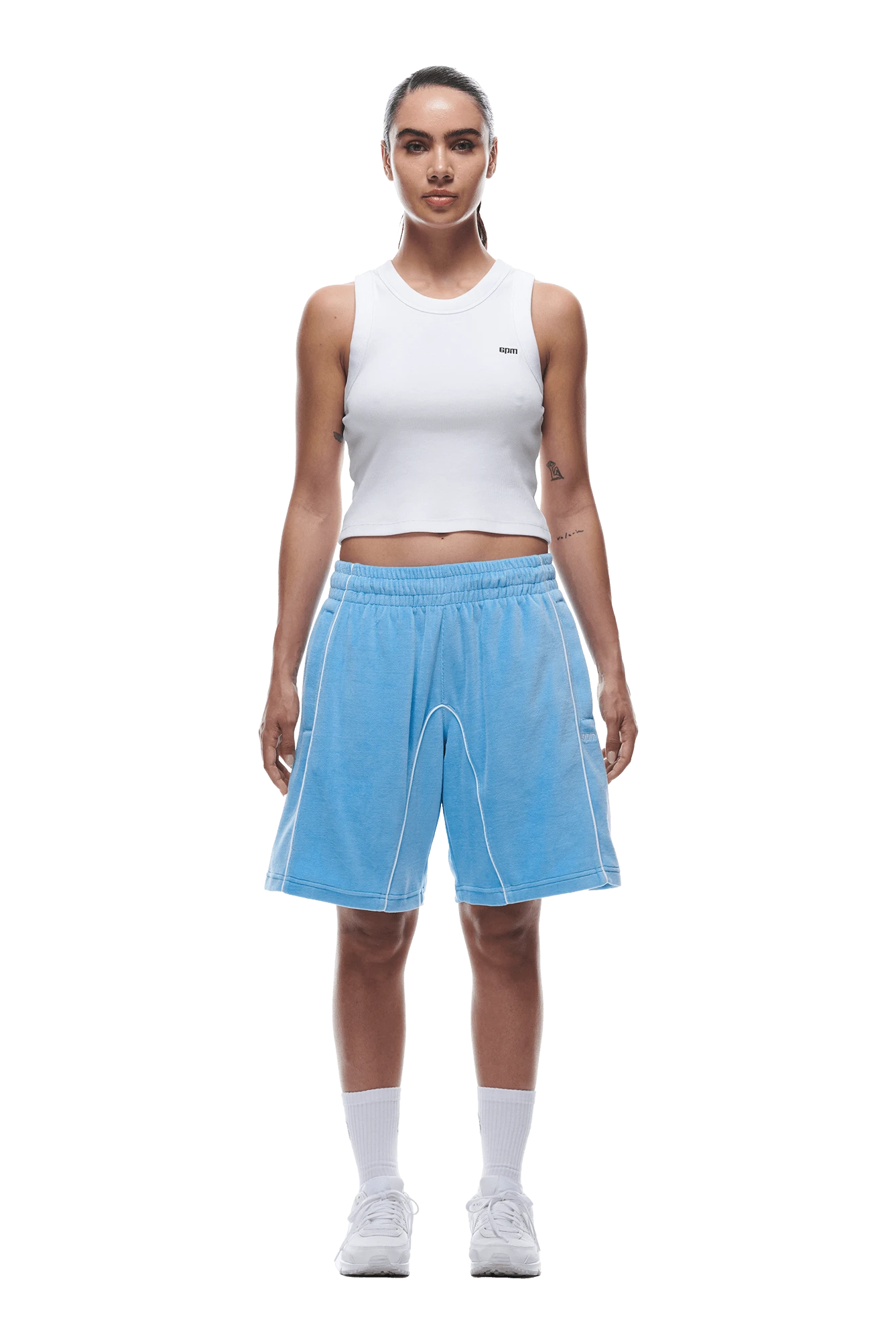 VELOUR SHORTS BLUE(Velour Shorts Blue) 6 VELOUR SHORTS BLUE(Velour Shorts Blue) - Image 4