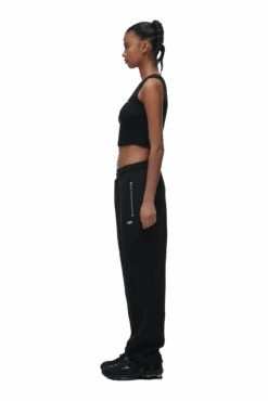 CROP TOP BLACK (SINGLE)(Crop Top Black Single) -6PM CLOTHING SALE 0026 6PM ECOM 6PM plus Look 45 2063