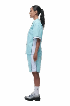 WARM UP NYLON HALF ZIP LIGHT BLUE(Warm Up Nylon Half Zip Light Blue) -6PM CLOTHING SALE 0028 2406 6PM ECOM COLLECTION 2 LOOK 29 13540 min