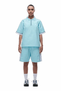 WARM UP NYLON HALF ZIP LIGHT BLUE(Warm Up Nylon Half Zip Light Blue) -6PM CLOTHING SALE 0029 2406 6PM ECOM COLLECTION 2 LOOK 29 13532 min