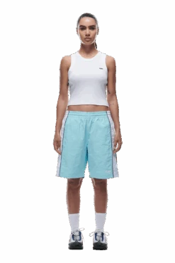 WARM UP NYLON SHORTS LIGHT BLUE(Warm Up Nylon Shorts Light Blue) -6PM CLOTHING SALE 0035 2406 6PM ECOM COLLECTION 2 LOOK 28 13548 min
