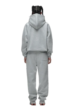 HOODIE GREY MELANGE(Hoodie Grey) 15 HOODIE GREY MELANGE(Hoodie Grey) -6PM CLOTHING SALE 0037 6PM ECOM 6PM plus Look 41 1905 min