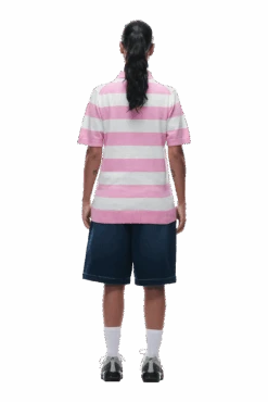 STRIPED POLO PINK(Striped Polo Pink) 13 STRIPED POLO PINK(Striped Polo Pink) -6PM CLOTHING SALE 0051 2406 6PM ECOM COLLECTION 2 LOOK 25 13521 min