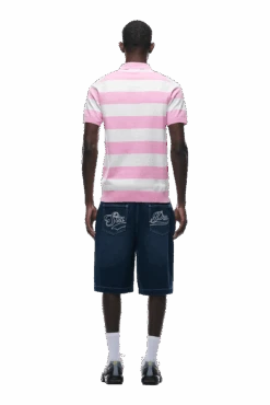 STRIPED POLO PINK(Striped Polo Pink) 10 STRIPED POLO PINK(Striped Polo Pink) -6PM CLOTHING SALE 0054 2406 6PM ECOM COLLECTION 2 LOOK 25 12899 min