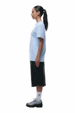 STRIPED T-SHIRT BLUE(Striped T Shirt Blue) 12 STRIPED T-SHIRT BLUE(Striped T Shirt Blue) -6PM CLOTHING SALE 0070 2406 6PM ECOM COLLECTION 2 LOOK 22 13096 min