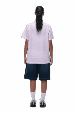 STRIPED T-SHIRT PINK(Striped T Shirt Pink) -6PM CLOTHING SALE 0074 2406 6PM ECOM COLLECTION 2 LOOK 21 13498 min