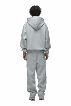 ZIP HOODIE GREY MELANGE(Zip Hoodie Grey) -6PM CLOTHING SALE 0079 6PM ECOM 6PM plus Look 27 1279 min