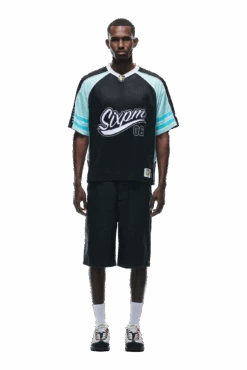 SUMMER FOOTBALL JERSEY BLACK(Summer Football Jersey Black)