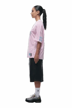 SUMMER FOOTBALL JERSEY PINK(Summer Football Jersey Pink) 12 SUMMER FOOTBALL JERSEY PINK(Summer Football Jersey Pink) -6PM CLOTHING SALE 0094 2406 6PM ECOM COLLECTION 2 LOOK 18 13302 min