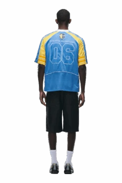 SUMMER FOOTBALL JERSEY BLUE(Summer Football Jersey Blue) -6PM CLOTHING SALE 0102 2406 6PM ECOM COLLECTION 2 LOOK 17 12668 min