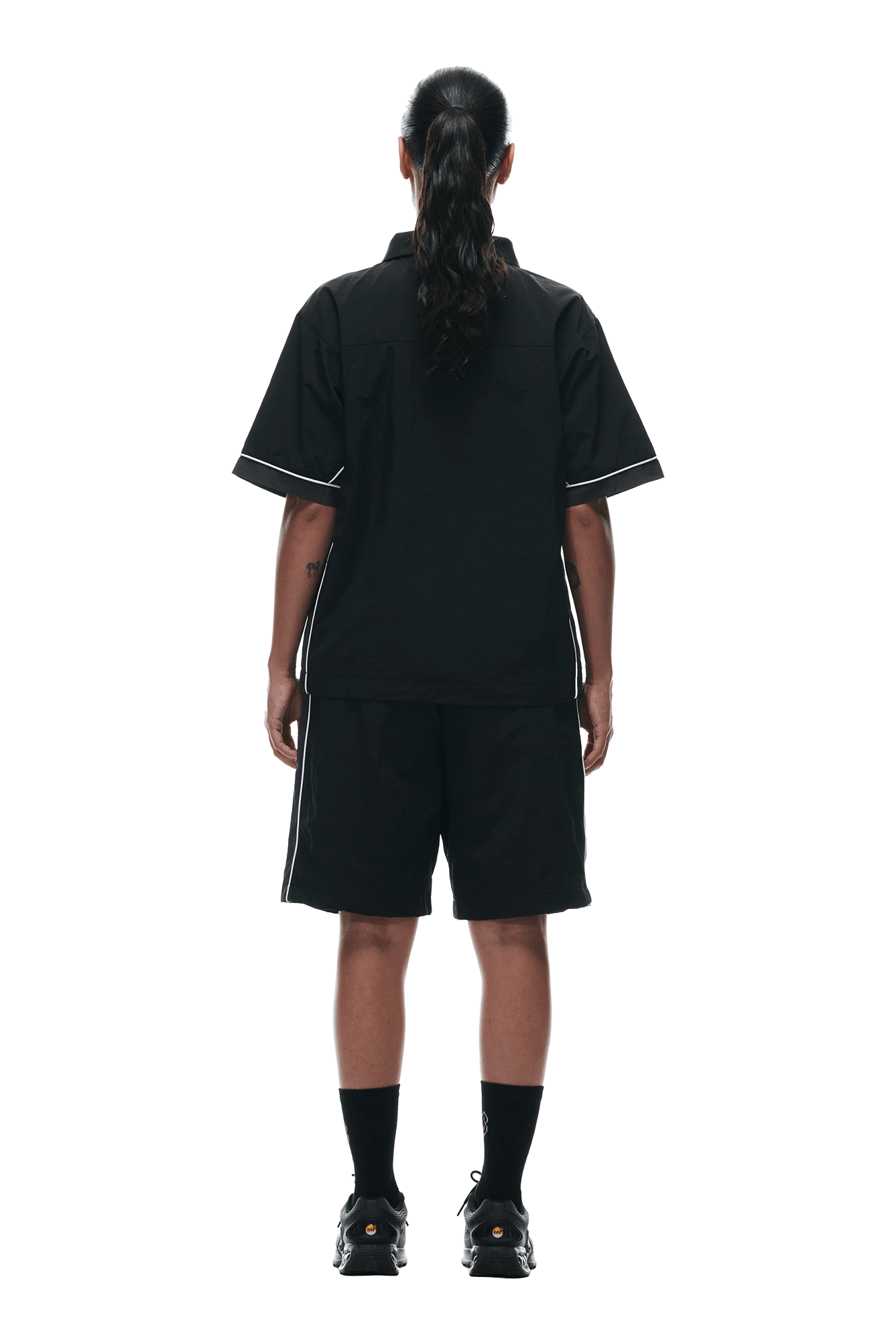 WARM UP NYLON HALF ZIP BLACK(Warm Up Nylon Half Zip Black) 7 WARM UP NYLON HALF ZIP BLACK(Warm Up Nylon Half Zip Black) - Image 6