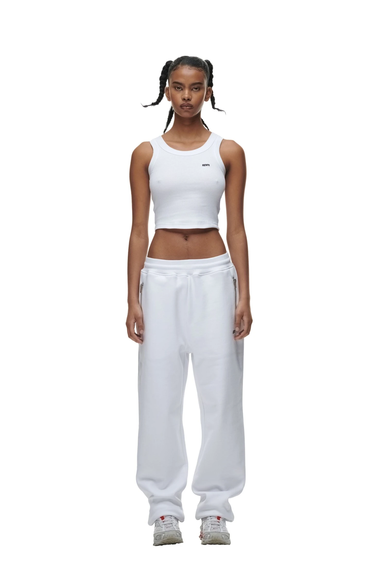 CROP TOP WHITE (SINGLE)(Crop Top White Single) 4 CROP TOP WHITE (SINGLE)(Crop Top White Single) - Image 2