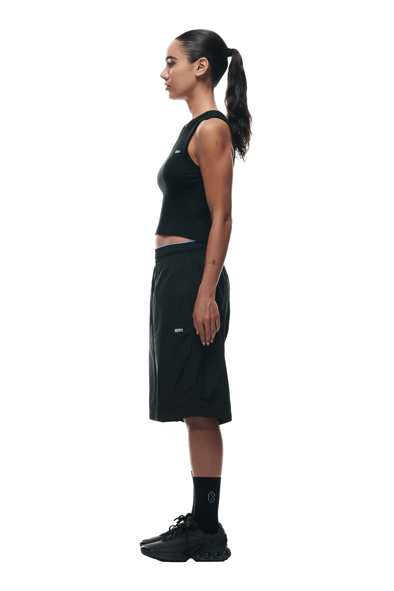 BAGGY NYLON SHORTS BLACK(Baggy Nylon Shorts Black) 7 BAGGY NYLON SHORTS BLACK(Baggy Nylon Shorts Black) - Image 5