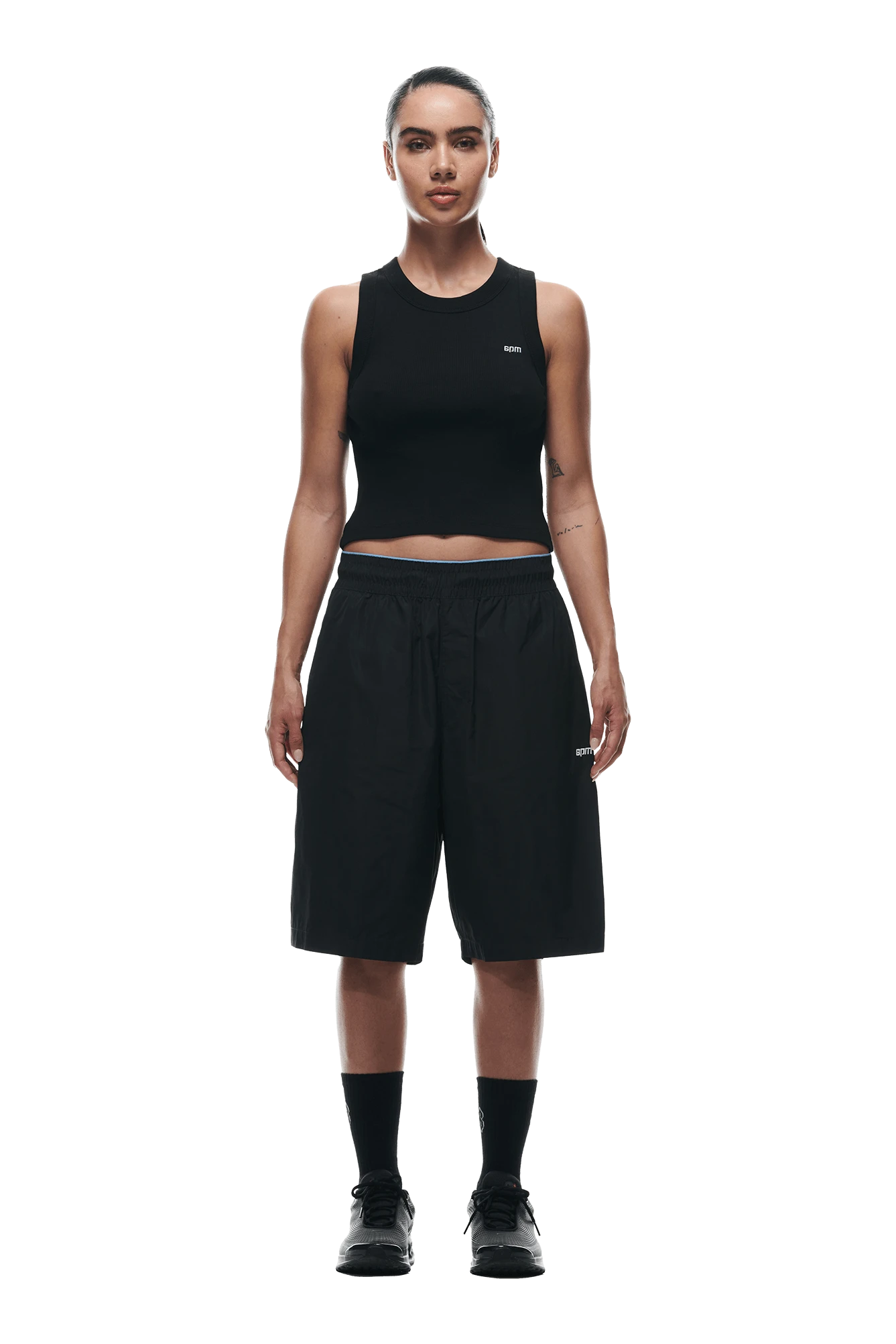 BAGGY NYLON SHORTS BLACK(Baggy Nylon Shorts Black) 6 BAGGY NYLON SHORTS BLACK(Baggy Nylon Shorts Black) - Image 4