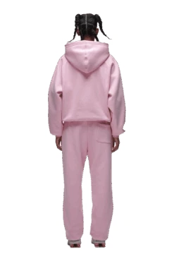 ZIP HOODIE BABY PINK(Zip Hoodie Pink) -6PM CLOTHING SALE 0138 6PM ECOM 6PM plus Look 07 0370 min