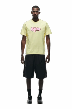 BUBBLE LOGO T-SHIRT BRIGHT LEMON(Bubble Logo T Shirt Bright Lemon)