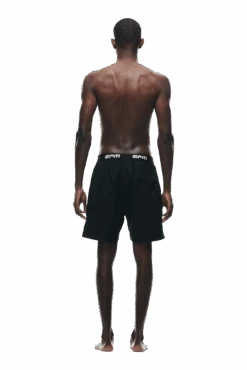 BOXER SWIM SHORTS BLACK(Boxer Swim Shorts Black) -6PM CLOTHING SALE 0168 2406 6PM ECOM COLLECTION 2 LOOK 05 12041 min