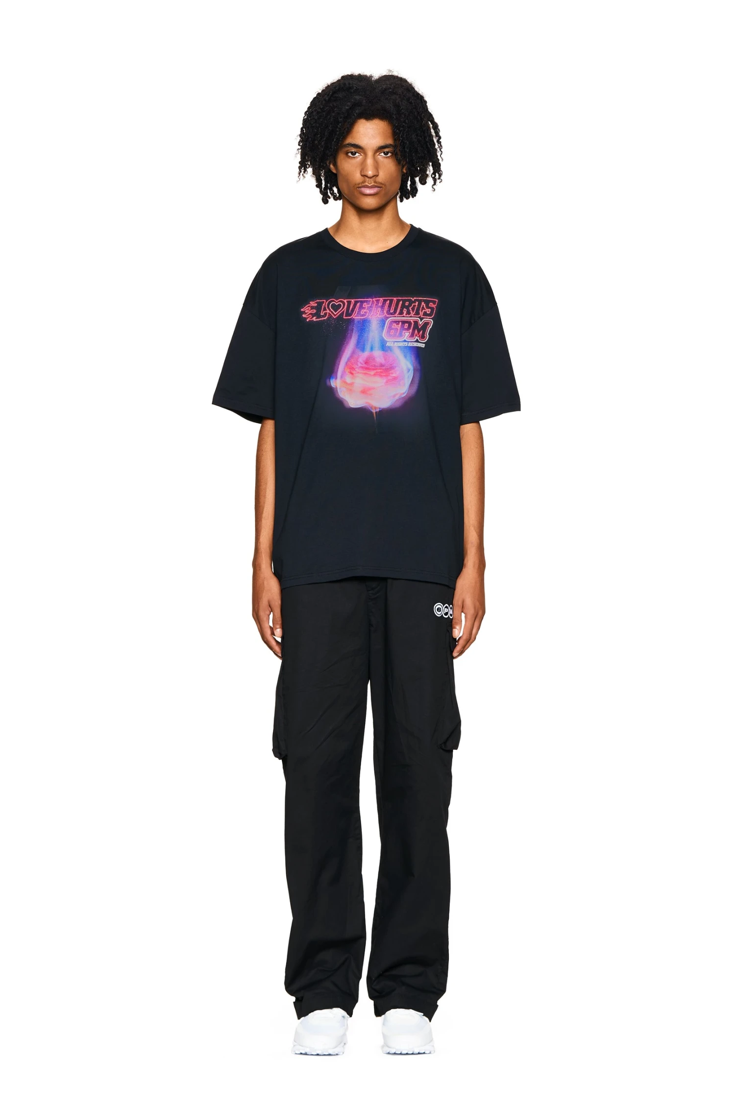 LOVE HURTS T-SHIRT BLACK(Love Hurts T Shirt Black) 3 LOVE HURTS T-SHIRT BLACK(Love Hurts T Shirt Black)