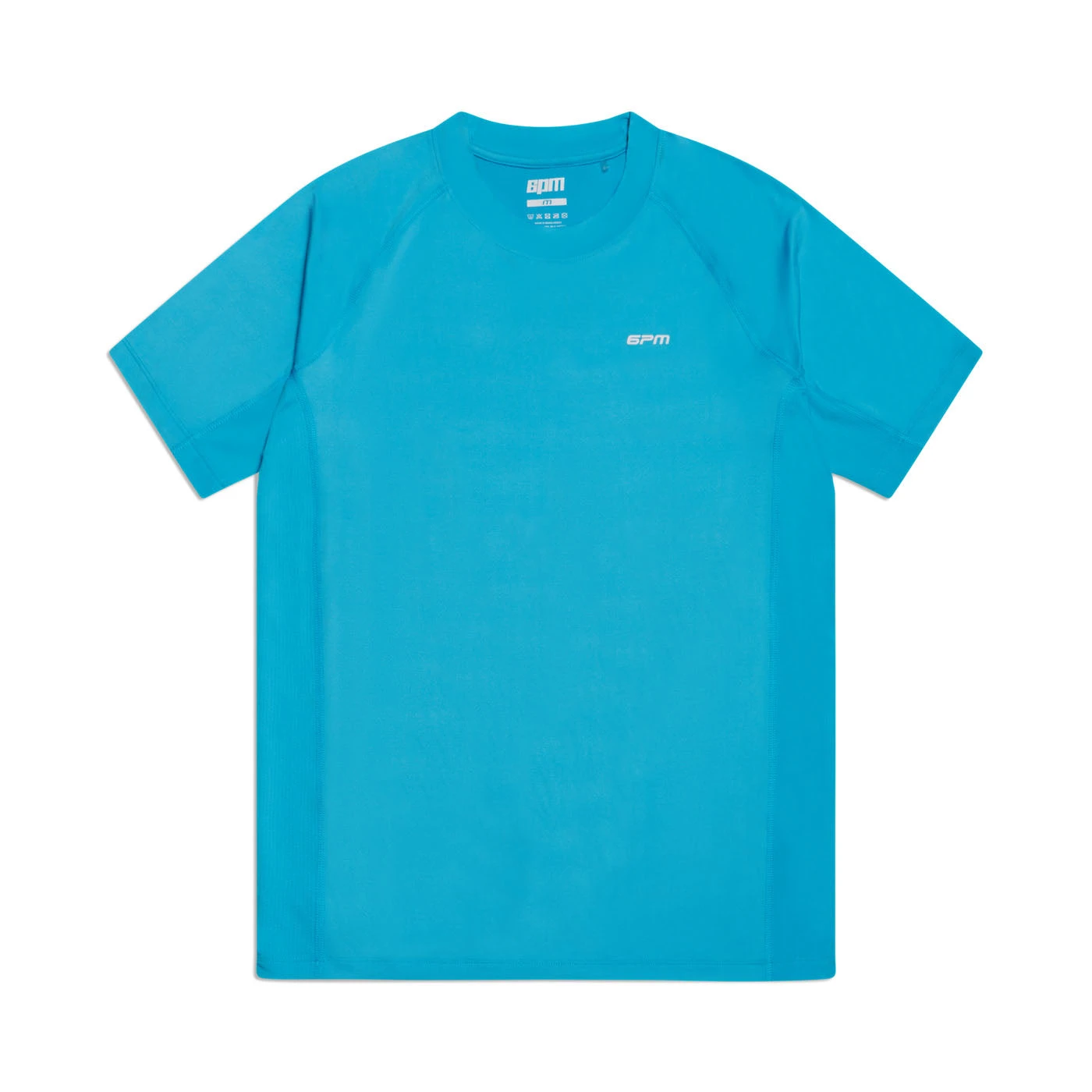 6PM SPORTS T-SHIRT AQUA BLUE(6pm Sports T Shirt Aqua Blue) 3 6PM SPORTS T-SHIRT AQUA BLUE(6pm Sports T Shirt Aqua Blue)