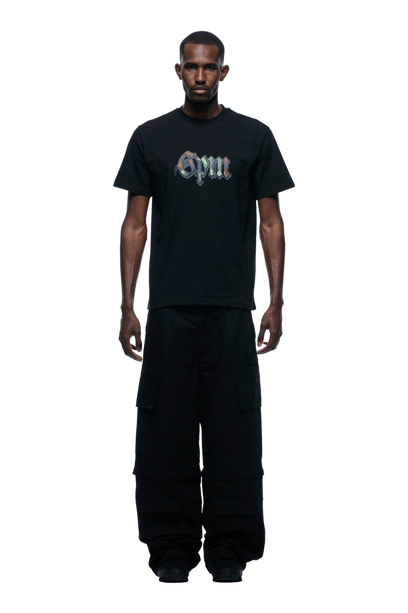 OLD ENGLISH CAMO TEE BLACK(Old English Camo Tee Black) 4 OLD ENGLISH CAMO TEE BLACK(Old English Camo Tee Black) - Image 2