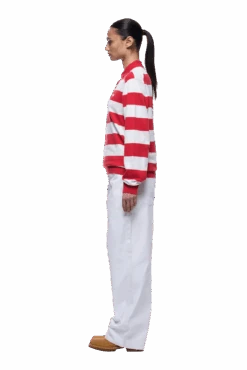 LS STRIPED POLO RED(Ls Striped Polo Red) -6PM CLOTHING SALE 1337x2005 6PM Spring 0076 250310 6PM ECOM LOOK 14 796 min