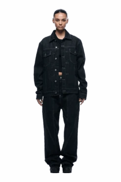 TYPE 6 DENIM JACKET BLACK RAW(Type 6 Denim Jacket Black Raw) -6PM CLOTHING SALE 1337x2005 6PM Spring 0098 250310 6PM ECOM LOOK 10 1231 min