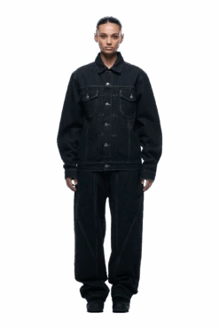 TYPE 6 DENIM JACKET BLACK RAW(Type 6 Denim Jacket Black Raw) -6PM CLOTHING SALE 1337x2005 6PM Spring 0101 250310 6PM ECOM LOOK 10 1174 min