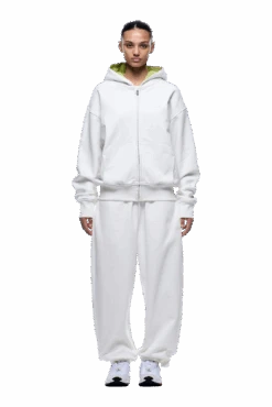 WAFFLE LINED ZIP HOODIE COCONUT WHITE(Waffle Lined Zip Hoodie Coconut White) -6PM CLOTHING SALE 1337x2005 6PM Spring 0120 250310 6PM ECOM LOOK 07 563 min