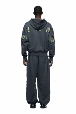 WAFFLE LINED ZIP HOODIE GREY CAMO(Waffle Lined Zip Hoodie Grey Camo) -6PM CLOTHING SALE 1337x2005 6PM Spring 0163 250310 6PM ECOM LOOK 01 88 min