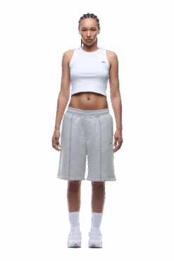 COVERLOCK SHORTS LIGHT GREY MELANGE(Coverlock Shorts Light Grey Melange) -6PM CLOTHING SALE 1337x2005 6PM 0026 2500610 6PM ECOM LOOK 36 1450 min