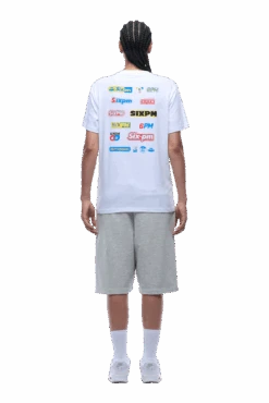 MULTI LOGO TEE WHITE(Multi Logo Tee White) -6PM CLOTHING SALE 1337x2005 6PM 0033 2500610 6PM ECOM LOOK 35 1245 min