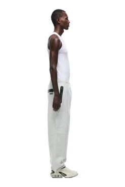 WIDE ROADMAN PANTS LIGHT GREY MELANGE(Wide Roadman Pants Light Grey Melange) -6PM CLOTHING SALE 1337x2005 6PM 0061 2408 6PM ECOM LOOK 10 0612 9c9d4a9e 4ab3 4348 a495 f25fed23199a