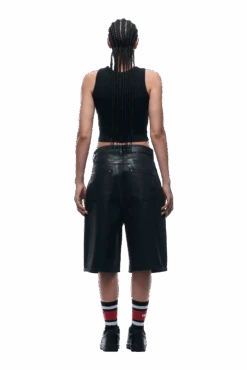 COATED DENIM SHORTS BLACK(Coated Denim Shorts Black 25) -6PM CLOTHING SALE 1337x2005 6PM 0087 2500610 6PM ECOM LOOK 25 1080 min