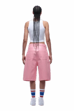 COATED DENIM SHORTS PINK(Coated Denim Shorts Pink) -6PM CLOTHING SALE 1337x2005 6PM 0099 2500610 6PM ECOM LOOK 23 0826 min