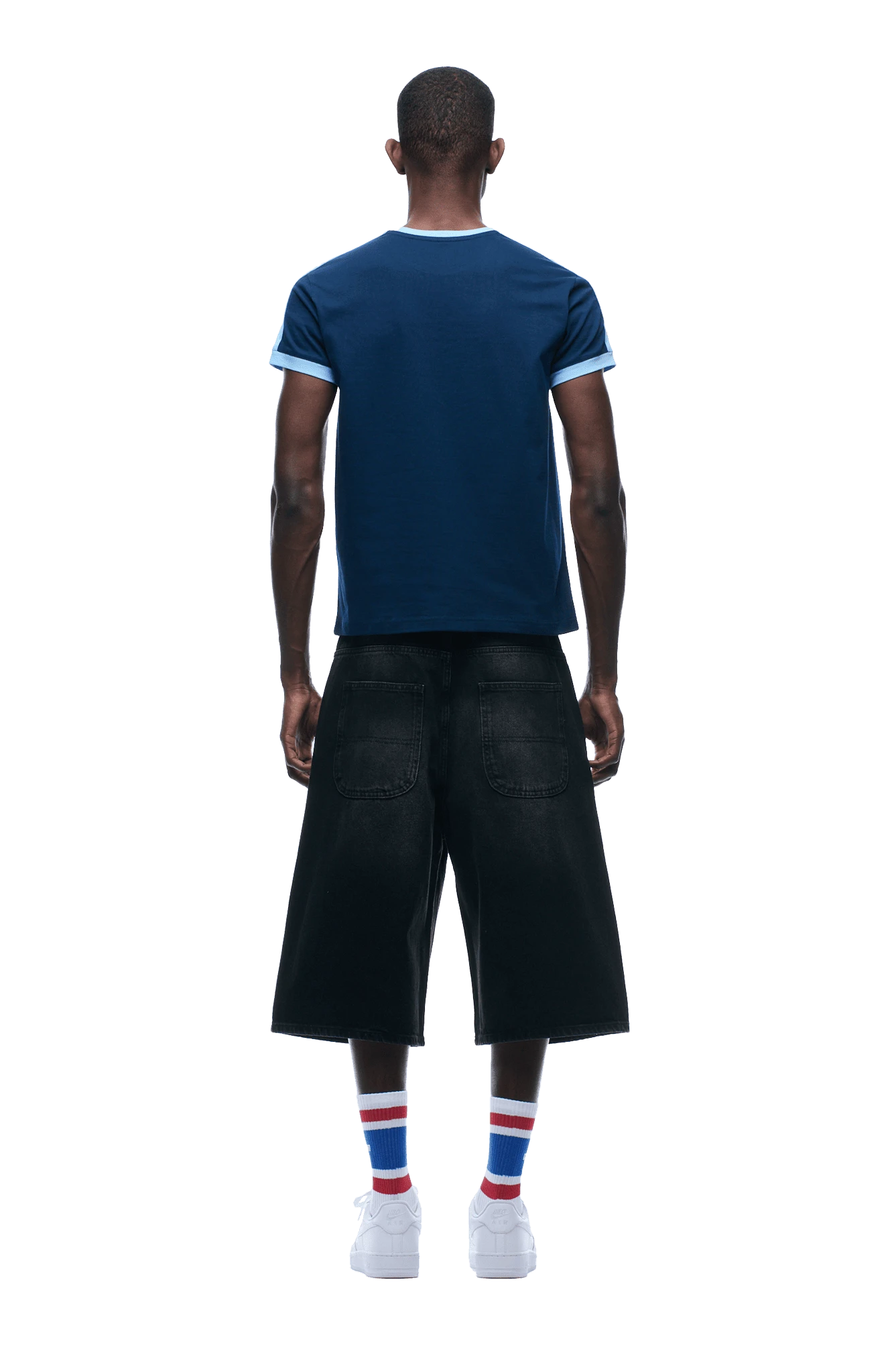 SLIM FIT RINGER TEE NAVY(Slim Fit Ringer Tee Navy) 6 SLIM FIT RINGER TEE NAVY(Slim Fit Ringer Tee Navy) - Image 4