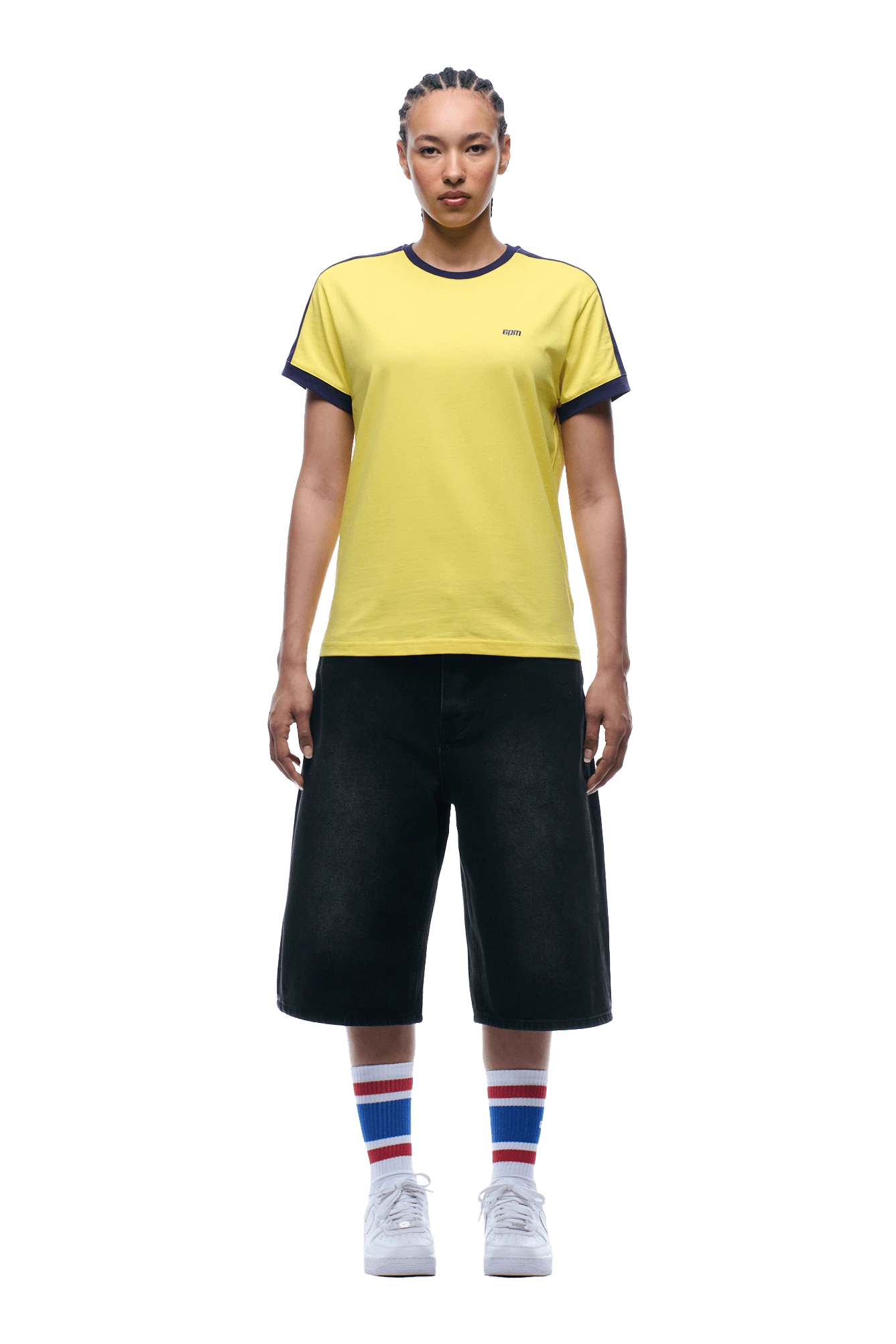 SLIM FIT RINGER TEE YELLOW(Slim Fit Ringer Tee Yellow) 7 SLIM FIT RINGER TEE YELLOW(Slim Fit Ringer Tee Yellow) - Image 5