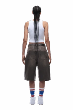 COATED DENIM SHORTS WASHED BROWN(Coated Denim Shorts Washed Brown) 15 COATED DENIM SHORTS WASHED BROWN(Coated Denim Shorts Washed Brown) -6PM CLOTHING SALE 1337x2005 6PM 0195 2500610 6PM ECOM LOOK 6 0389