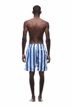 STRIPED SWIM SHORTS WHITE/NAVY(Striped Swim Shorts White Navy) -6PM CLOTHING SALE 1337x2005 6PM 0207 2500610 6PM ECOM LOOK 4 0140