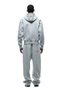 COVERLOCK ZIP-HOODIE(Zip Hoodie With Coverlock Stitching Grey) -6PM CLOTHING SALE 1337x2005 0020 141124 6PM BF24 LOOK 04 0192