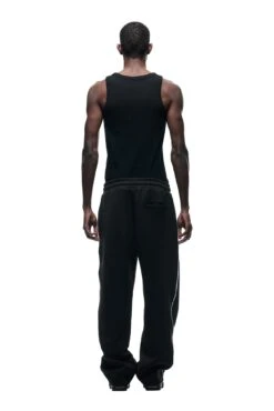 NEOPRENE TRACK PANTS BLACK(Track Pants Interlock Black) -6PM CLOTHING SALE 1337x2005 0062 141124 6PM BF24 LOOK 11 0450