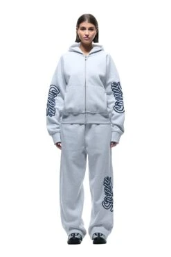 WAVE LOGO ZIP HOODIE LIGHT GREY(Zip Hoodie With Wave Logo Light Grey) 11 WAVE LOGO ZIP HOODIE LIGHT GREY(Zip Hoodie With Wave Logo Light Grey) -6PM CLOTHING SALE 1337x2005 0072 141124 6PM BF24 LOOK 13 0477