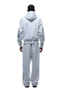 WAVE LOGO ZIP HOODIE LIGHT GREY(Zip Hoodie With Wave Logo Light Grey) 10 WAVE LOGO ZIP HOODIE LIGHT GREY(Zip Hoodie With Wave Logo Light Grey) -6PM CLOTHING SALE 1337x2005 0077 141124 6PM BF24 LOOK 13 0823