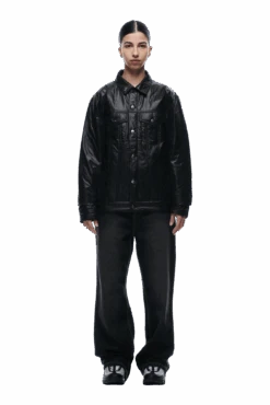 PADDED TRUCKER JACKET BLACK(Padded Trucker Jacket Black) -6PM CLOTHING SALE 2005x1337 0071 240425 6PM ECOM LOOK 6 0424 min
