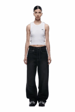 SCRIPT LOGO DENIM WASHED BLACK(Script Logo Denim Washed Black) -6PM CLOTHING SALE 2005x1337 0075 240425 6PM ECOM LOOK 5 0387 min