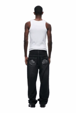 SCRIPT LOGO DENIM WASHED BLACK(Script Logo Denim Washed Black) -6PM CLOTHING SALE 2005x1337 0076 240425 6PM ECOM LOOK 5 0378 min