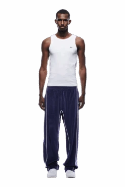 VELOURS TRACK PANT ORBIT BLUE(Velours Track Pant Orbit Blue)