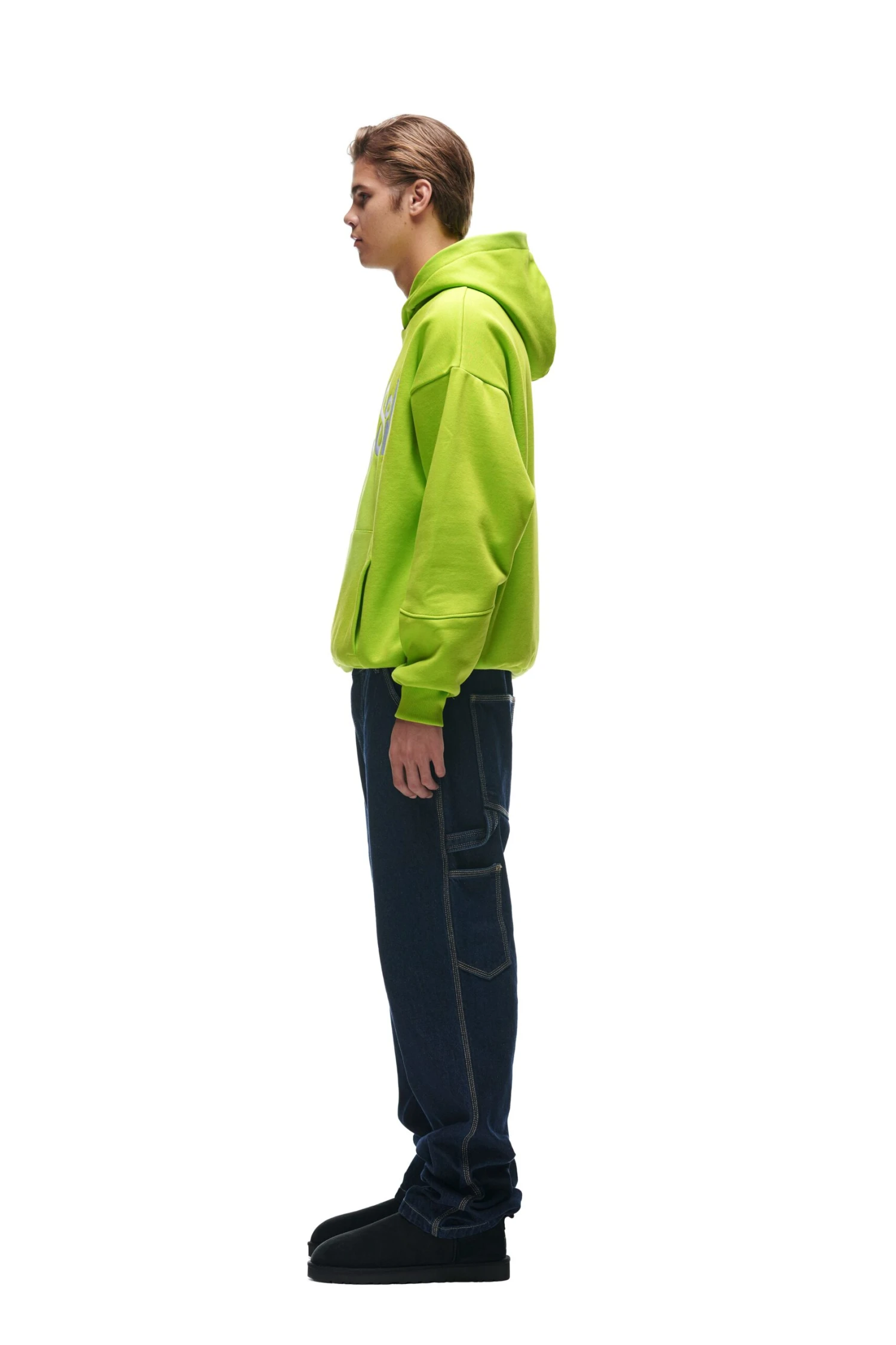 DOUBLE HOODIE LIME(Double Hoodie Lime) 4 DOUBLE HOODIE LIME(Double Hoodie Lime) - Image 2
