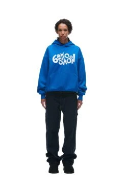 DOUBLE HOODIE ROYAL BLUE(Double Hoodie Royal Blue) -6PM CLOTHING SALE 202221012 6PM ECOM AW221677