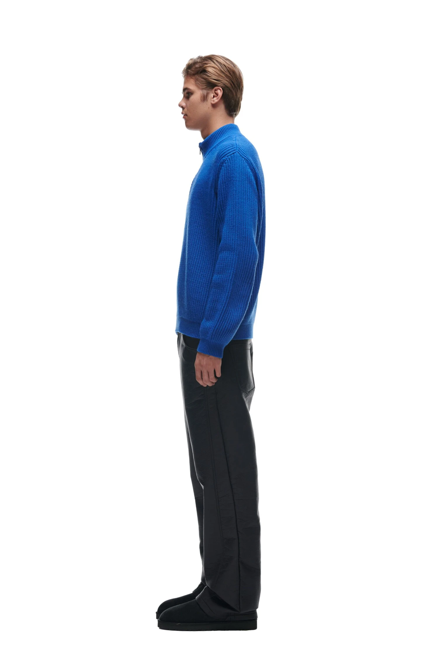 HALFZIP KNIT ROYAL BLUE(Halfzip Knit Troyer Royal Blue) 4 HALFZIP KNIT ROYAL BLUE(Halfzip Knit Troyer Royal Blue) - Image 2